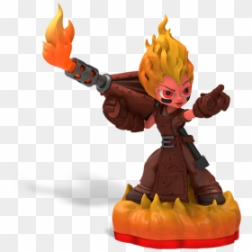 Skylanders Trap Team Fire Characters, HD Png Download - torch png