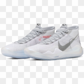 Nike Kd 12 Wolf Grey, HD Png Download - kevin durant png