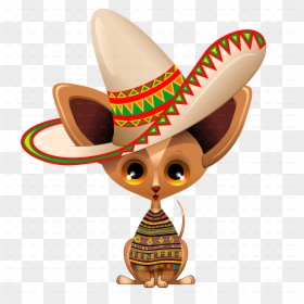 Mexican Chihuahua Cartoon, HD Png Download - mexico png