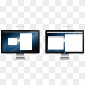 Same Screen Size Different Resolution, HD Png Download - computer monitor png