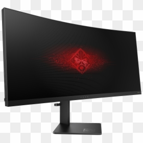 Hp Omen Curved Monitor, HD Png Download - computer monitor png