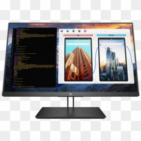 Hp Z27, HD Png Download - computer monitor png