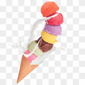 Ice Cream Background Png, Transparent Png - ice cream cone png