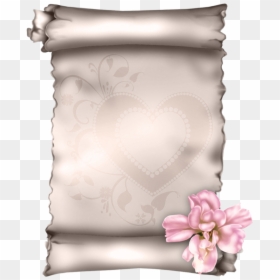 Фотки Paper Illustration, Note Paper, Paper Background, - Parchment Paper Scroll With Flower, HD Png Download - burnt paper background png