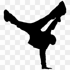 Breakdancing Hip-hop Dance Silhouette Street Dance - Hip Hop Dance Transparent Background, HD Png Download - hip hop dancer silhouette png