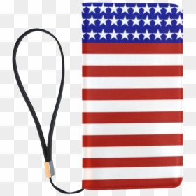 Usa Patriotic Stars & Stripes Men"s Clutch Purse （model - Flag Of The United States, HD Png Download - patriotic stars png