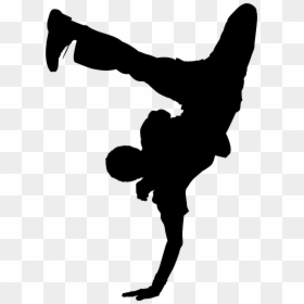 Breakdancing Silhouette, HD Png Download - vhv