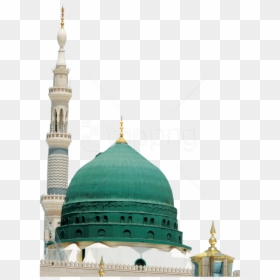 Green Dome Masjid Nabawi, HD Png Download - masjid png