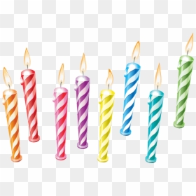 Birthday Candles Png Clip Art Free Download Searchpng - Cute Birthday Candle Png, Transparent Png - candle transparent png
