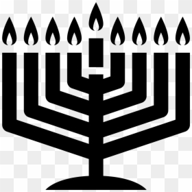 Icon Free Download Png - Free Menorah Candles Graphic, Transparent Png - menorah clipart png