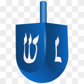 Blue Dreide Png Clip Art - Hanukkah Clipart, Transparent Png - menorah clipart png