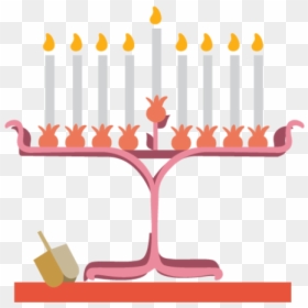 Clip Art Shamash Candle - Advent Candle, HD Png Download - menorah clipart png