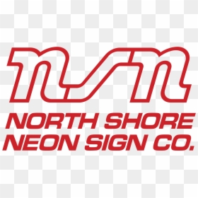 North Shore Neon Sign Co Logo Png Transparent - Orange, Png Download - north sign png