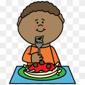 Healthy Food X Cool Clipart Of Eating Kid Clipartsgram - Je Mange, HD Png Download - cool kid png