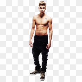 #justinbieber #justin Bieber #justin #bieber #boy #chłopak - Justin Bieber Cardboard Cutout Shirtless, HD Png Download - justin beiber png