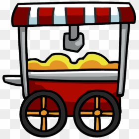 Popcorn Clipart Popcorn Cart - Pop Corn Cart Clip Art, HD Png Download - popcorn transparent png