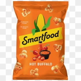 Smartfood® Hot Buffalo Flavored Popcorn - Smartfood Cheddar & Caramel Mix Popcorn, HD Png Download - popcorn transparent png
