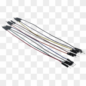 Wire Bridges, 15 Cm, Multi Coloured, 10 Pcs Rnd Components - Wire, HD Png Download - electric wire png
