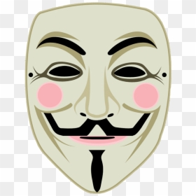 Gunpowder Plot Guy Fawkes Mask V For Vendetta Anonymous - Printable V For Vendetta Mask, HD Png Download - v for vendetta mask png
