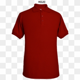 Transparent Playera Blanca Png - Red Colour T Shirt For Womens, Png Download - polo shirt png