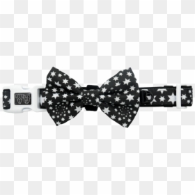 Comfort Dog Collar With Bow Tie Shoot For The Stars - Paisley, HD Png Download - white bow tie png