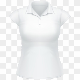 T Shirt Png Girl, Transparent Png - polo shirt png
