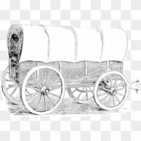 4/5 Covered Wagons $8 Admission Per Adult Piney Flats, - Cartoon Pioneer Wagon Lds, HD Png Download - covered wagon png