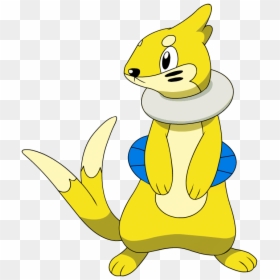Shiny Buizel Card Download - Buizel Pokemon, HD Png Download - weasel png