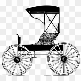 Wagon Clipart Outline - Old Carriage Clipart, HD Png Download - covered wagon png