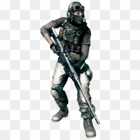 Transparent Battlefield Clipart - Battlefield 3 Sniper Class, HD Png Download - battlefield hardline png