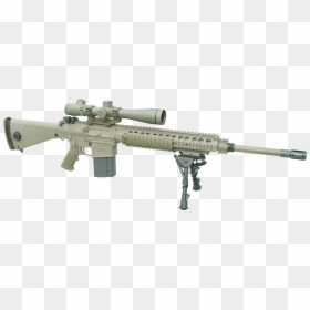 Battlefield Wiki - Sr25 Sniper Rifle, HD Png Download - battlefield hardline png