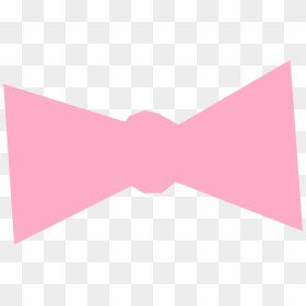 Pink,bow Tie,angle - Illustration, HD Png Download - bow tie clipart png