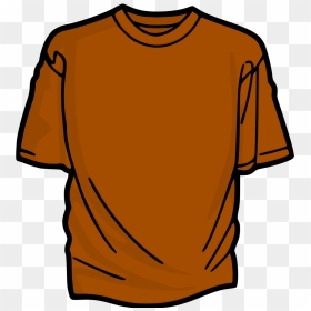 Orange T-shirt Svg Clip Arts - Orange Shirt Clipart, HD Png Download - tshirt outline png