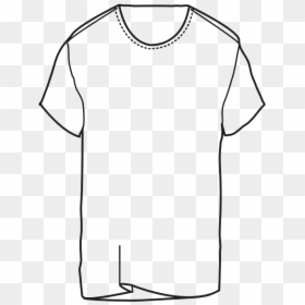 Line Art, HD Png Download - tshirt outline png