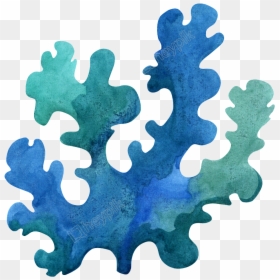 Transparent Seaweed Png - Under The Sea Watercolor Png, Png Download - seaweed clipart png