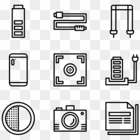 Device Icons Png, Transparent Png - camera flashes png