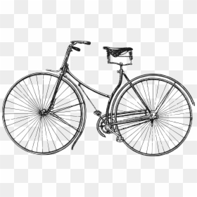 Old Bicycle Clip Arts - Old Bicycle Vector Png, Transparent Png - bike tire png