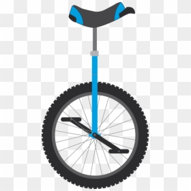Clipart Unicycle, HD Png Download - bike tire png