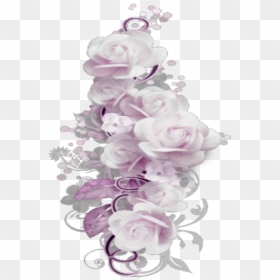 #mq #pink #roses #borders #border - Artificial Flower, HD Png Download - pink rose border png