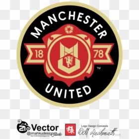 Manchester United Logo Concept Dmr By Imahkudesain, HD Png Download - man u logo png