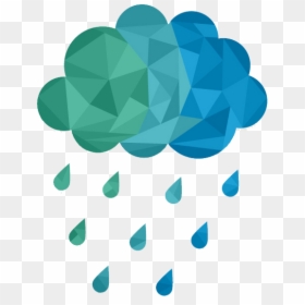 Clipart Rain Rain Cloud - April Showers Transparent Graphic, HD Png Download - raincloud png