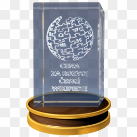 Cena Za Rozvoj České Wikipedie Podstavec - Trophy, HD Png Download - cena png