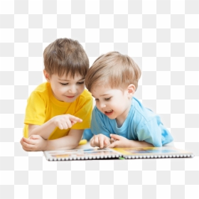 Transparent Play School Kids Png Images - Preschool Kids Png, Png Download - kids reading png