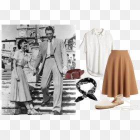 Audrey Hepburn Style Icon Vintage Retro Elegant Ladylike - Retro Style Retro Inspired Outfits, HD Png Download - audrey hepburn png
