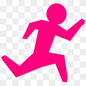 Running Man Icon Red, HD Png Download - running person png