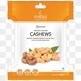 Transparent Cashews Png - Rostaa Roasted Salted Cashew, Png Download - cashews png
