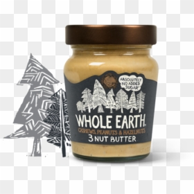 Whole Earth 3 Nut Butter, HD Png Download - cashews png