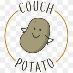 Bold, Playful, Cafe Logo Design For Couch Potato Collective - Couch Potato Clipart, HD Png Download - couch potato png