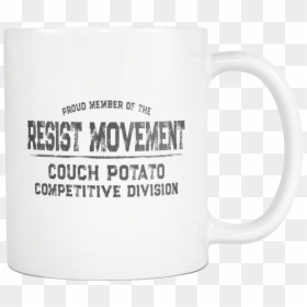 Resist Movement Couch Potato 11oz Mug - Fun Facts About Germany Mug, HD Png Download - couch potato png