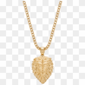Gold Chain Virgin Mary, HD Png Download - rapper chain png